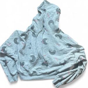 Gray Ross monchhichi hoodie